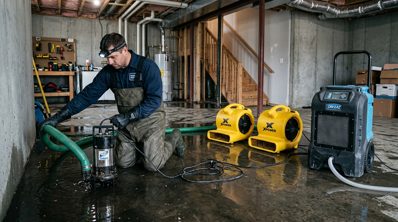 Basement Water Extraction